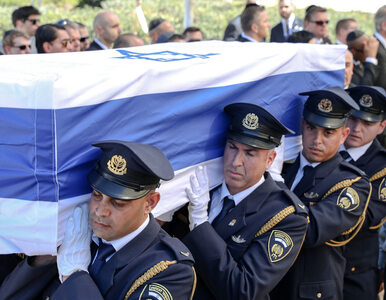 Miniatura: Pogrzeb Szymona Peresa. Pożegnało go...